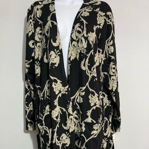 Black/White print sweater cardigan - Lularoe Caroline NWT
